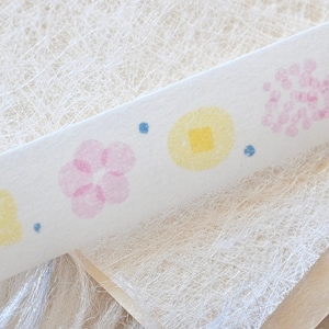 3amigos masking tape (1 lusmonster), Be a flower 2.0, Washi Tape voor Journaling, Scrapbooking, planner en kaartdecoratie