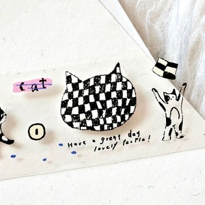 Lilis Masking tape (1 lusmonster), Chuchuchu!, Clear PET-tape voor dagboek, plakboek, plannerdecoratie en cadeauverpakking