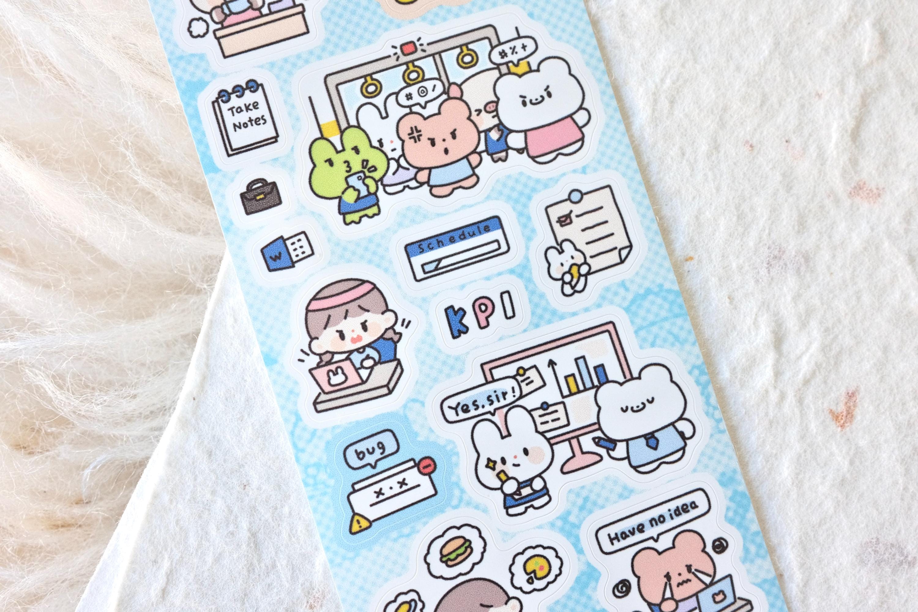 Molinta キスカットステッカーテープ (ループサンプル 1 個)、日記