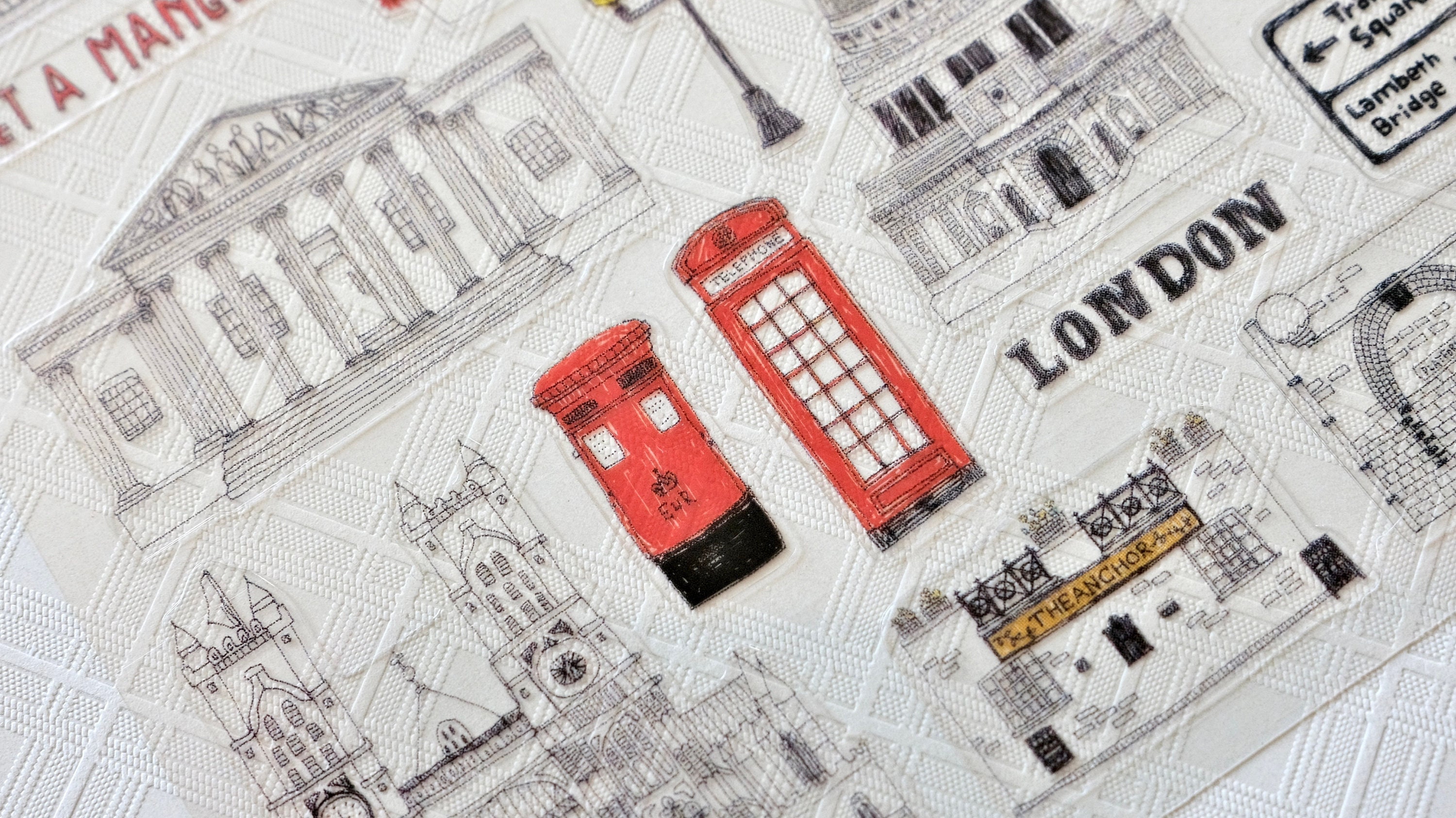 1017 Sticker Suatelier Sticker No.1017 Days in London, Decoration Stickers ...