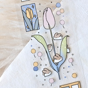 光中海岛 afplaktape (1 lusmonster), 100% kastanjes vol.2 栗子一百2, doorzichtige PET-tape voor dagboek, plakboek, plannerdecoratie en cadeauverpakking