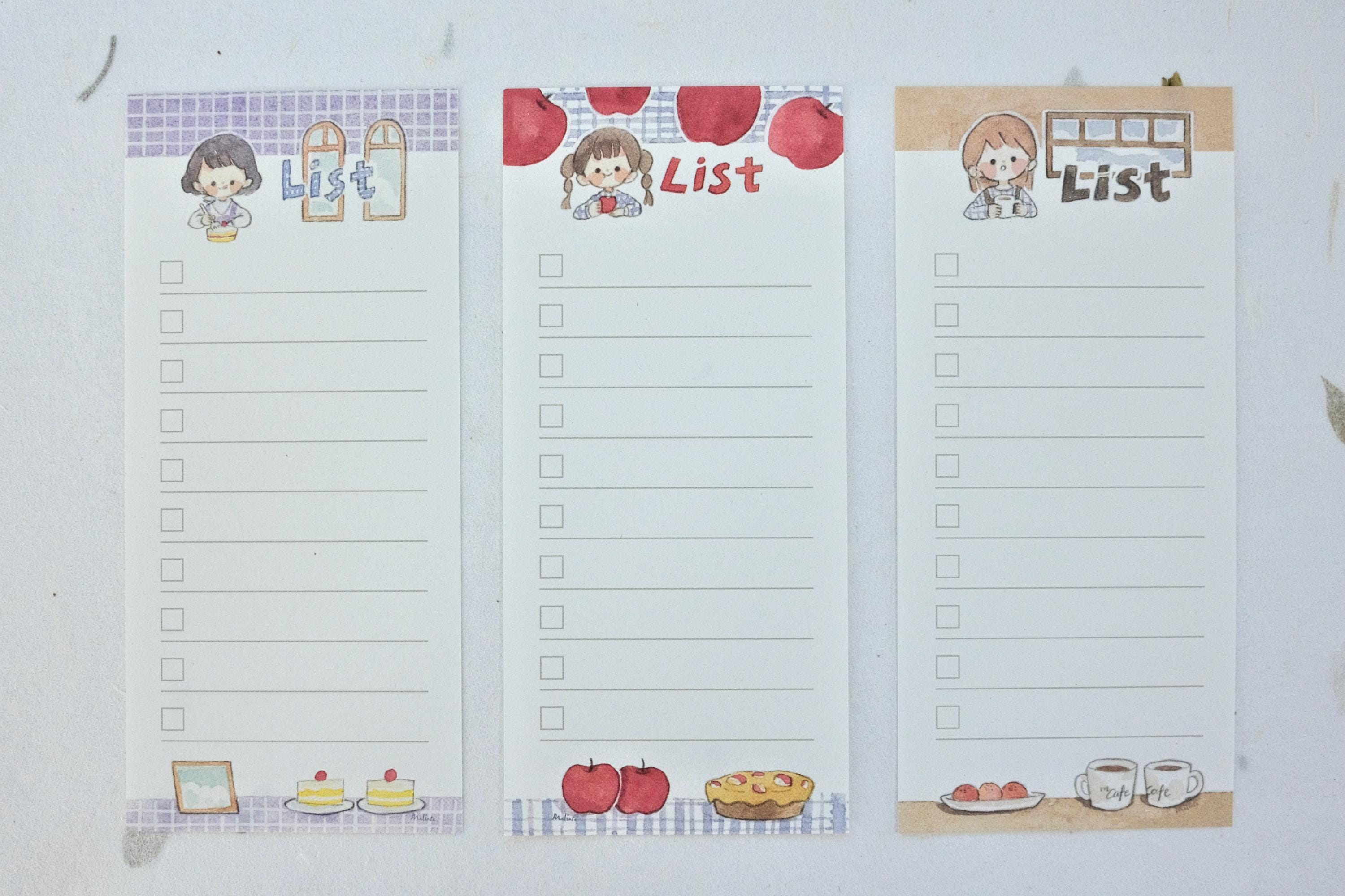 ZZoton メモパッド サンプル (10 デザイン)、ToDo リスト、メモパッド