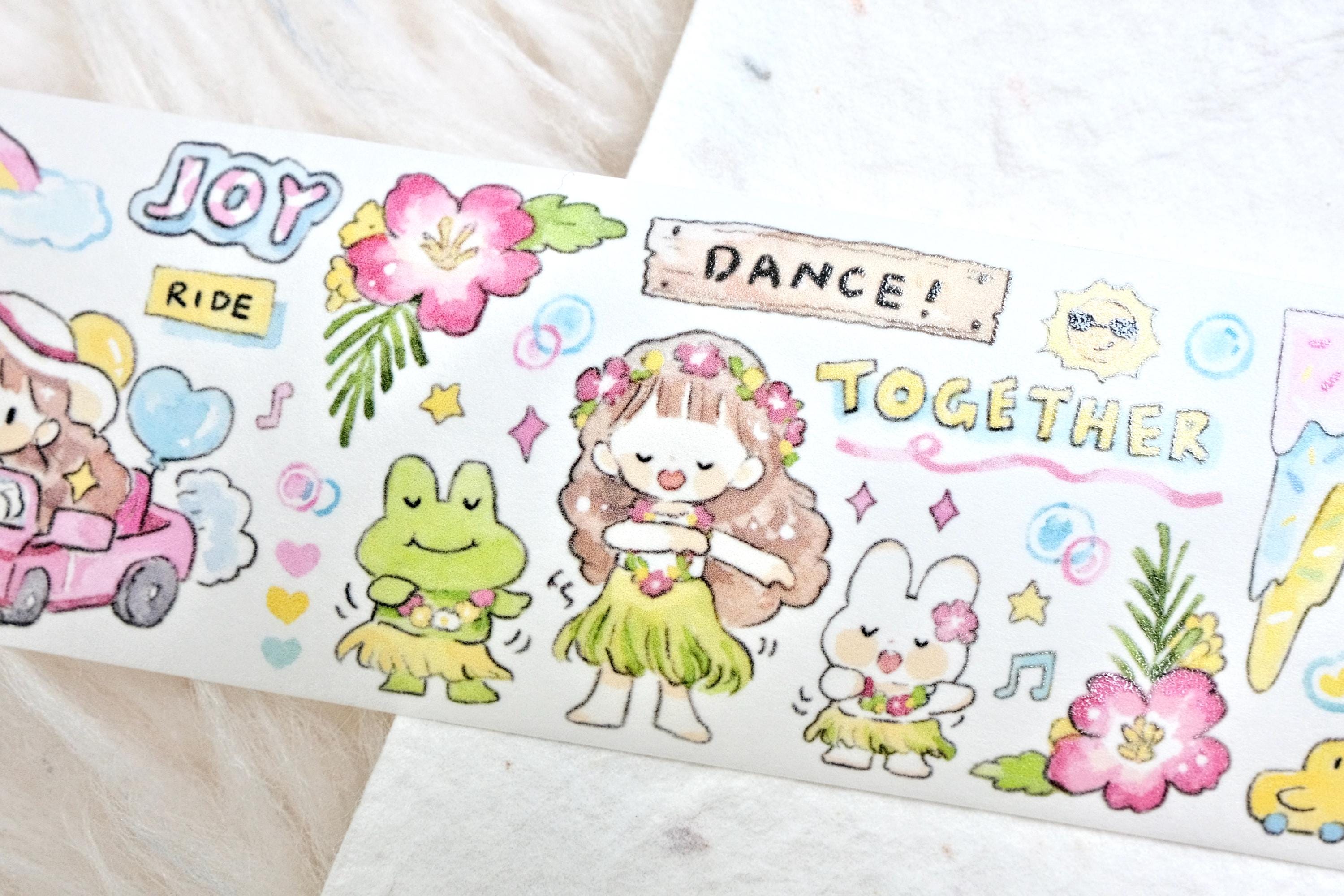 Molinta Masking Tape (1 Loop Sample), Summer Trivia夏日小事, Washi