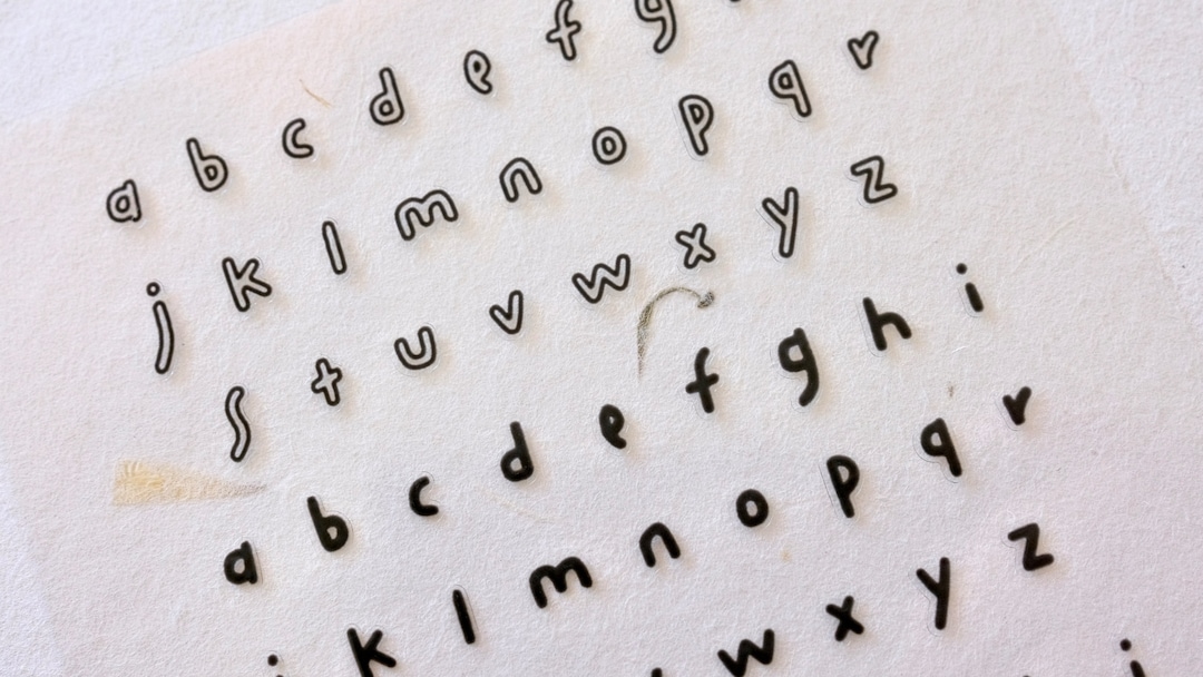 Suatelier Sticker No.1119 Handwriting #1, Decoration Stickers ...