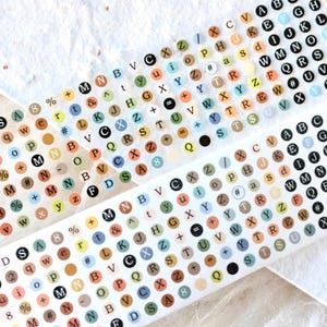 亚亚听夏 Maskingtape (1 lusmonster), bruine letters糖炒栗子, doorzichtige PET-/washitape voor dagboek, plakboek, kaartdecoratie en cadeauverpakking