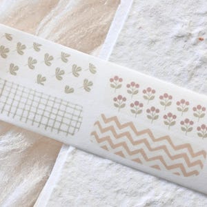 QIQIYU-afplaktape (1 lusmonster), , washitape voor dagboek, plakboek, plannerdecoratie en cadeauverpakking
