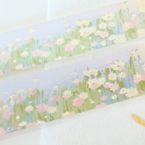 冰川森岛 Afplaktape (1 lusmonster), Hana, doorzichtige PET/Washi-tape voor dagboek, plakboek, kaartdecoratie en cadeauverpakking