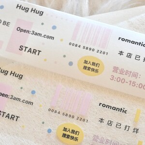 3amigos masking tape (1 lusmonster), 3am Shop, 3am 商店, Clear PET/Washi Tape voor Journaling, Scrapbooking, planner en kaartdecoratie