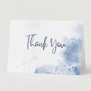 Personalisierte Dankeskarten mit Umschlägen | Benutzerdefinierte Karten | Schrift | Blumen | Modern | Kartenbox