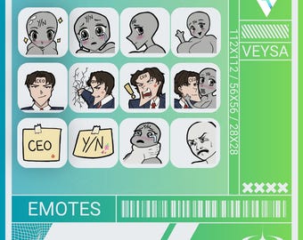 Y/N & CEO Meme Twitch // Discord Emotes