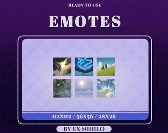 Einfache Wetter Emotes || Twitch, Discord || Transparentes PNG Emote