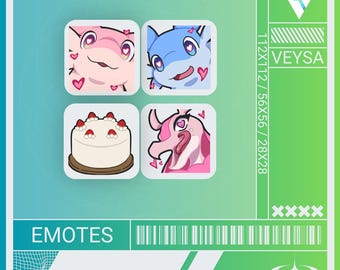 Palword V-Day Emotes || Twitch, Discord || Transparent PNG Emote
