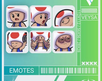 Toad Meme || Animated || Twitch, Discord || Transparent PNG Emote