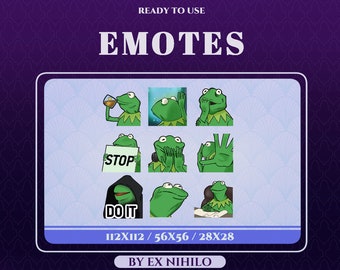 Kermit Twitch // Discord Emotes