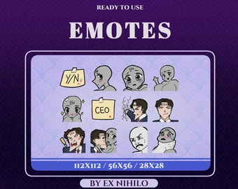 Y/N &gestelle Facebook Facebook Seite // Discord Emotes