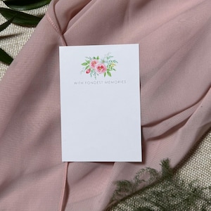 Cartões de lembrança de florista, cartões de mensagem floral, cartões de funeral, capas de celofane transparente, cartões de homenagem, cartões memoriais, memórias mais queridas
