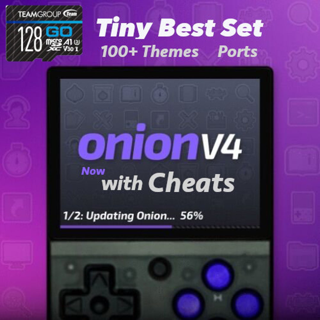 Miyoo Mini Plus SD Card 128GB Onion OS Fully LOADED Mon Etsy