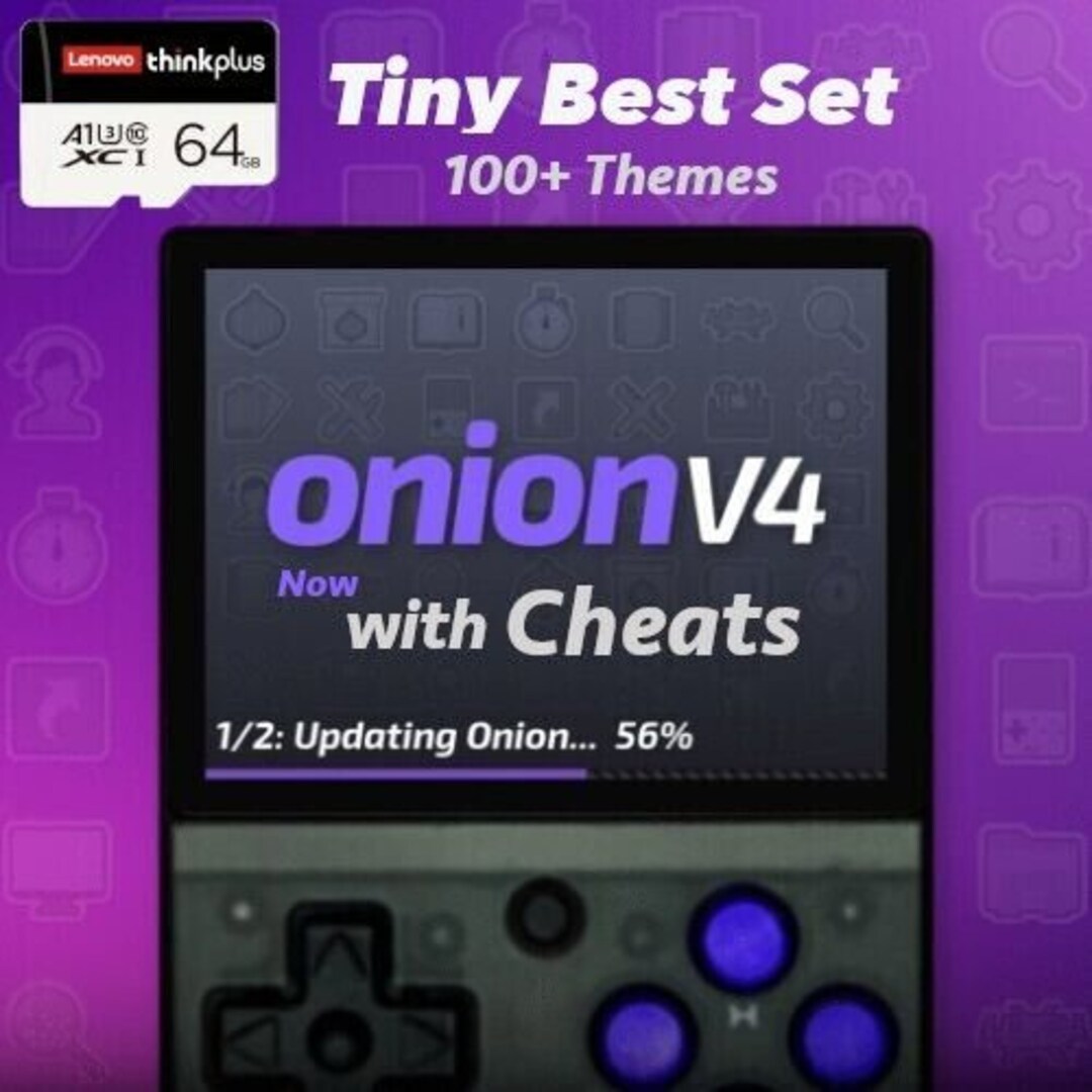 Miyoo Mini Plus SD Card 64GB Onion OS Tiny Best Set LOADED Etsy