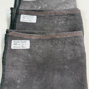 Muddy Puddle Hand Dyed Linen by Hometown Fibers