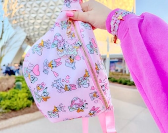 Ducks in Love Fanny Pack, Daisy Duck Fanny Pack, Donald Duck Fanny Pack, Disney Fanny Pack, Mickey Fanny Pack, Disney Belt Bag