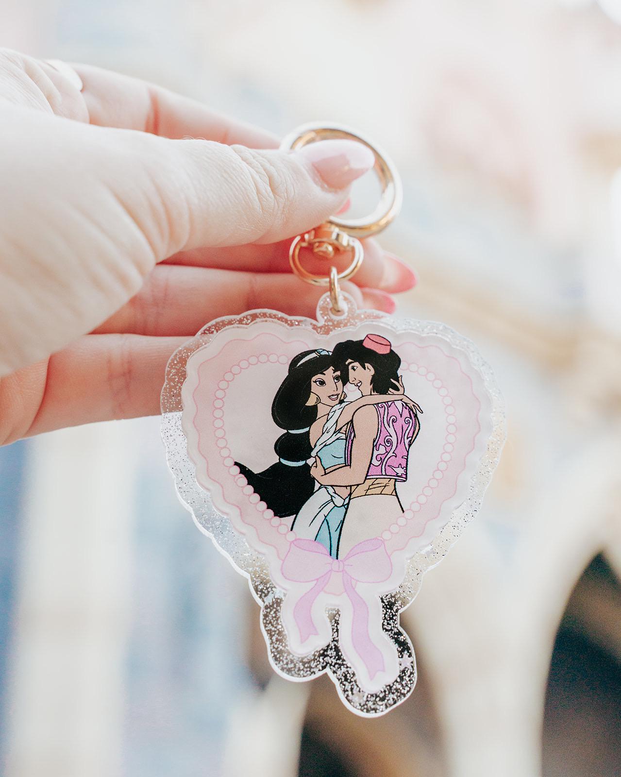Arabian Lovers Bag Charm, Jasmine Keychain, Jasmine Bag Charm