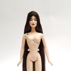 Barbie doll with tattoos ooak ( Beautiful )