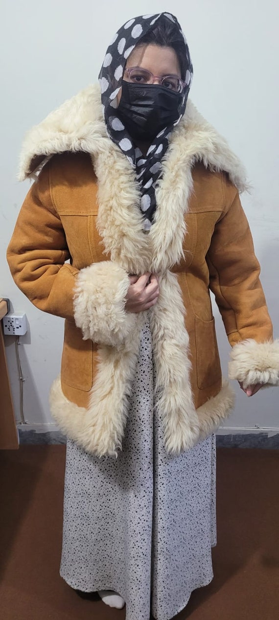 Penny Lane Coat Women - Shearling Coat Fur Coat -… - image 3