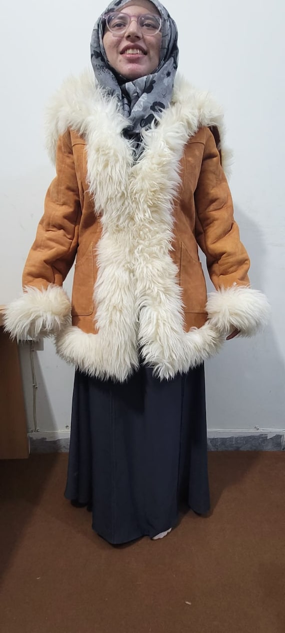 Vintage Afghan Coat Penny Lane Coat Women Fur Coa… - image 3