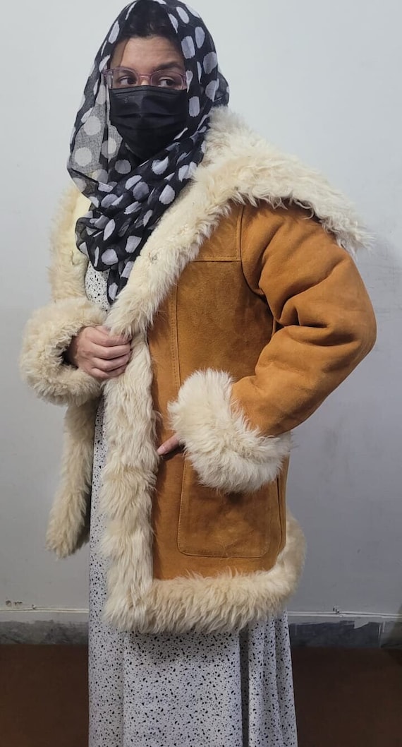 Penny Lane Coat Women - Shearling Coat Fur Coat -… - image 1