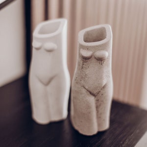 Concrete vase body, concrete, vase, gift idea
