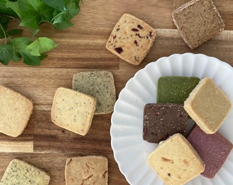 Square Cookies: Organic, Made-to- order, No artificial flavors/ colorings/ preservatives