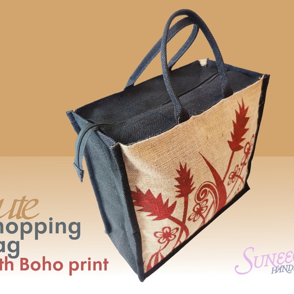 Jute Tote Bag, Shopping Bag (Large), Eco-friendly, Reusable Bag