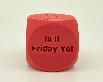 3D Printed Decision Dice: Hilarious Programmer Desk Toy