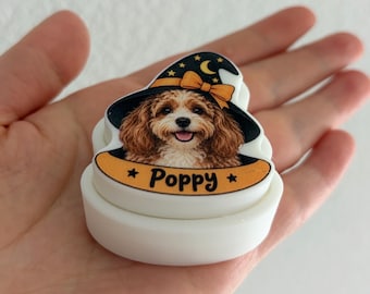 Personalized Photo Clicker | Custom Pet or Kid Fidget Keychain