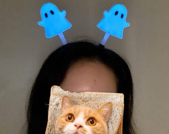 Glow-in-the-Dark Ghost Headband • 3D Printed Halloween Costume