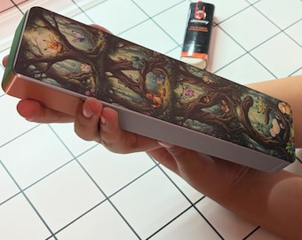 Custom Fantasy Pencil Box | Personalized Name Pencil Case | Cute Storage Box | 3D Printed School Supply Organizer | Gift for Kids