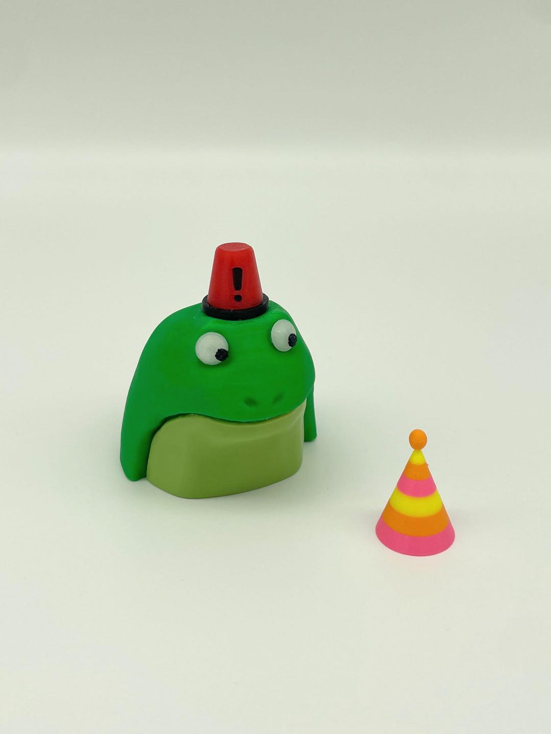 3D Printed Oncall Engineer Frog Desk Toy With Magnetic Alert & Party ...