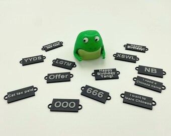 Bufo with Signs – Personalized Messages for Any Occasion | Personalized 3D Gifts