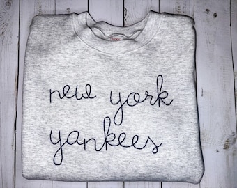 new york - hand-emboidered sweatshirt