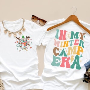 私のサマーキャンプ時代、スカウトシャツ、キャンプTシャツ、キャンプシャツ、キャンプシャツ、部隊シャツ、女の子キャンプTシャツ、女の子シャツ、春Tシャツ