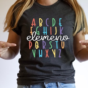 ABC Elemeno Shirt, Teacher Shirt, Kindergarten Teacher Shirt, Elemeno Shirt, ABC Shirt, Preschool Teacher Shirt, Alphabet Shirt, Kids Shirt