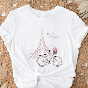 Bonjour Paris Shirt, Eiffel Tower Shirt, Travel To France Shirt, Gift For Paris Lover,Music Teacher Shirt,Music Teacher Gifts