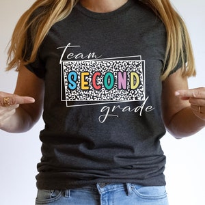 Zweite Klasse Lehrer Shirt, 2.Grad Lehrer Shirt, 2.Grad T-Shirt, Zweite Klasse TShirt, Grundschule, Lehr-T-Shirt