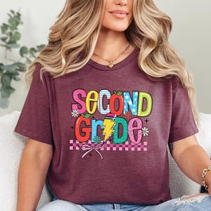 Zweite Klasse Lehrer Shirt, 2.Grad Lehrer Shirt, 2.Grad T-Shirt, Zweite Klasse TShirt, Grundschule, Lehr-T-Shirt