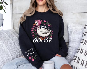 Granny  Goose Sweatshirt and Hoodie, Mothers Day, Gift for Mom, Mama Sweatshirt, Mom Crewneck, Gift for Her, Birthday Gift for Mom