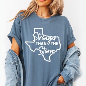 Comfort Colors® Texas Strong Flood Shirt, Hill Country Strong T-shirt, Texas Floods Victim T-Shirt, Comfort Colors Pray for Texas Tee