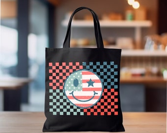 4th July Party Cotton Canvas Tote Bag