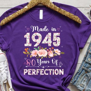 80. Geburtstag Shirt, 80. Geburtstagsgeschenk, 80. Geburtstag T-Shirt, 1945 Hotrod, 1945 Geburtstagsgeschenk für, 80. Geburtstagsgeschenk für, Vintage Geschenk