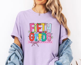 5th Grade Shirt, School Team Shirts, Fifth Grade Shirts, Grade Shirts, Teacher T Shirts, Fifth Grade Teacher Shirt, Fifth Grade Youth Shirt