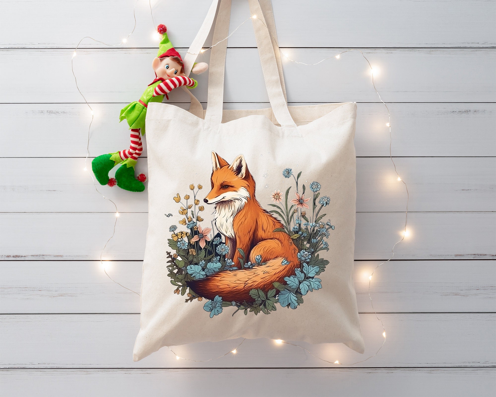 Dreaming Fox Tote Bag
